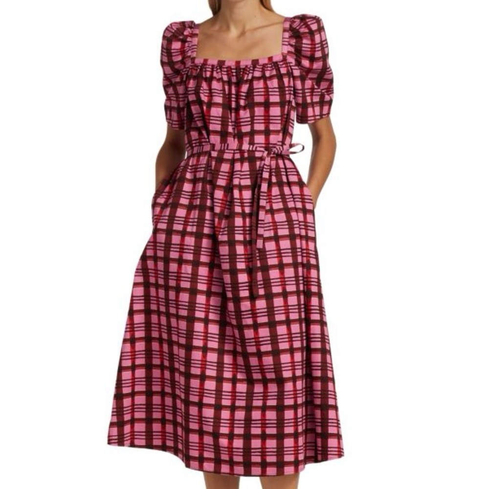 NWT BAUM UND PFERDGARTEN Aiko Plaid Dress |Size 36 (US 6)